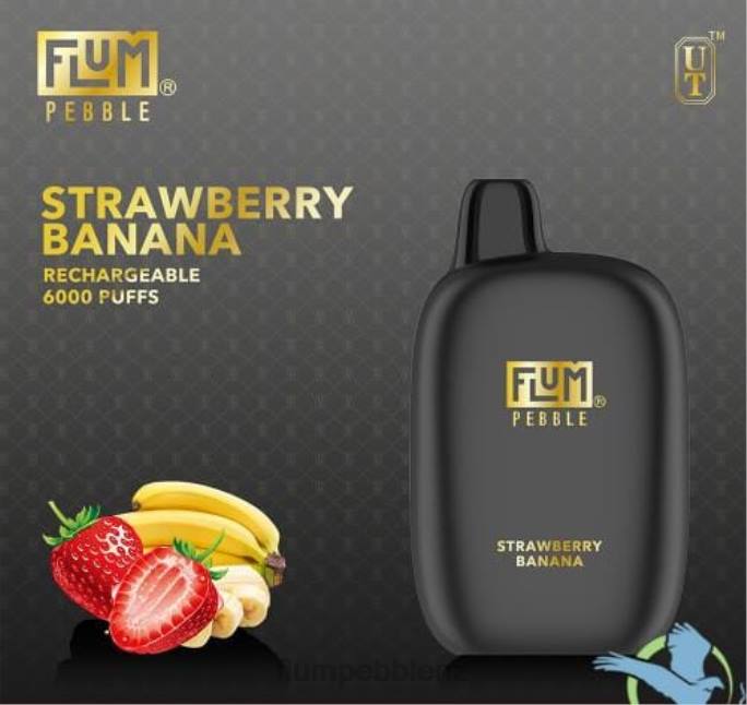 Flum Pebbles Bulk - FLUM PEBBLES 6000 PUFFS Strawberry Banana 8J2J70