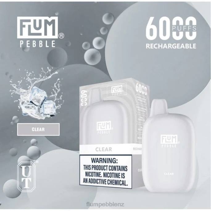 Flum Pebbles Flavors - FLUM PEBBLES 6000 PUFFS Clear 8J2J22