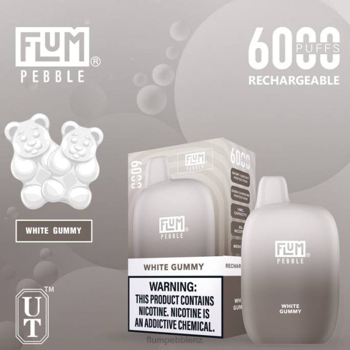 Flum Pebbles Price - FLUM PEBBLES 6000 PUFFS White Gummy 8J2J87