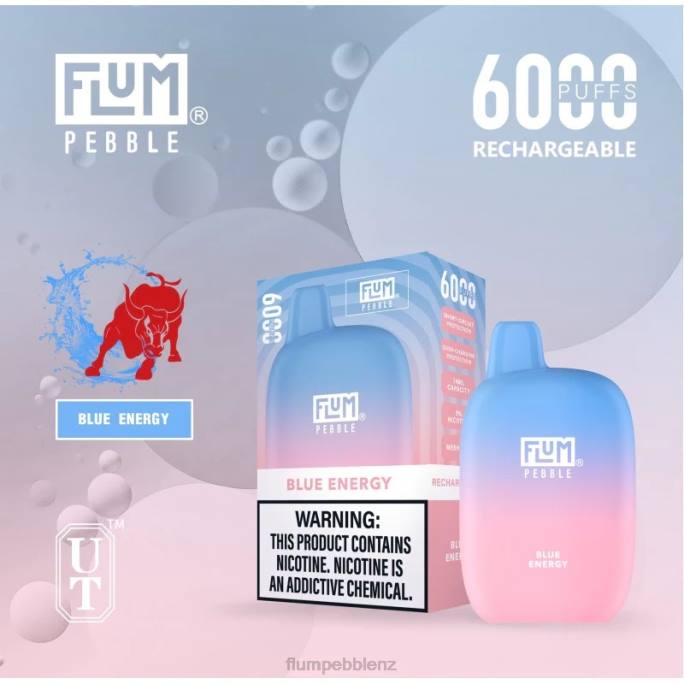 Flum Pebbles Vape NZ - FLUM PEBBLES 6000 PUFFS Blue Energy 8J2J12