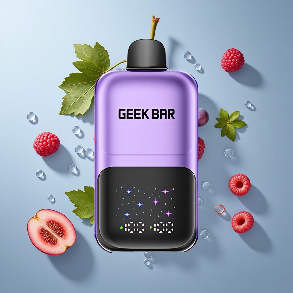 GEEK BAR 2GO 50000 Puffs Dual Tank Grape & Raspberry Disposable Vape Pen