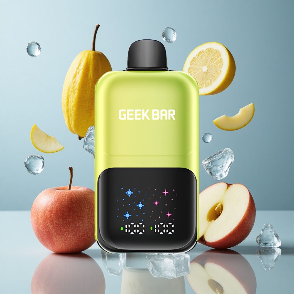 GEEK BAR 2GO 50000 Puffs Sour Apple Ice with Interactive Large Screen