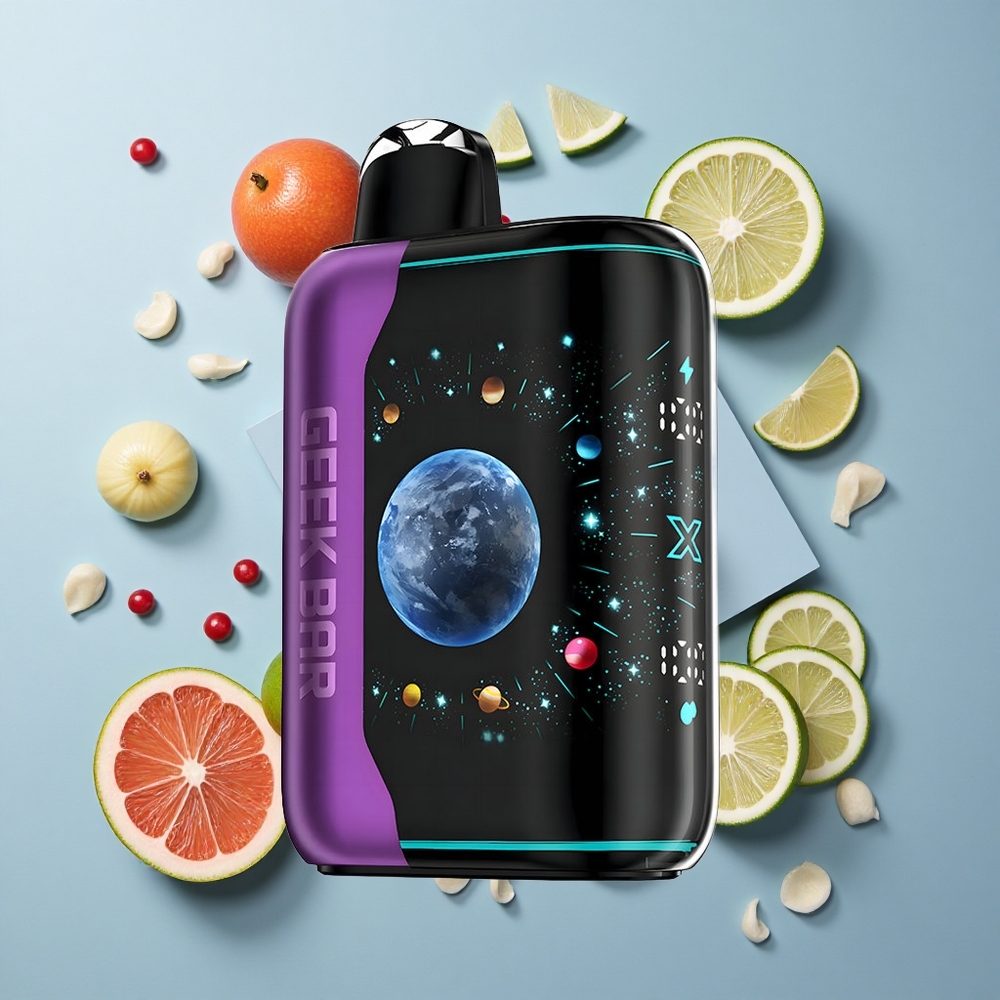 GEEK BAR Platinum 25000 Puffs Berry Cherry Lime Disposable Vape with Quick Charging & Dual Mesh Coil