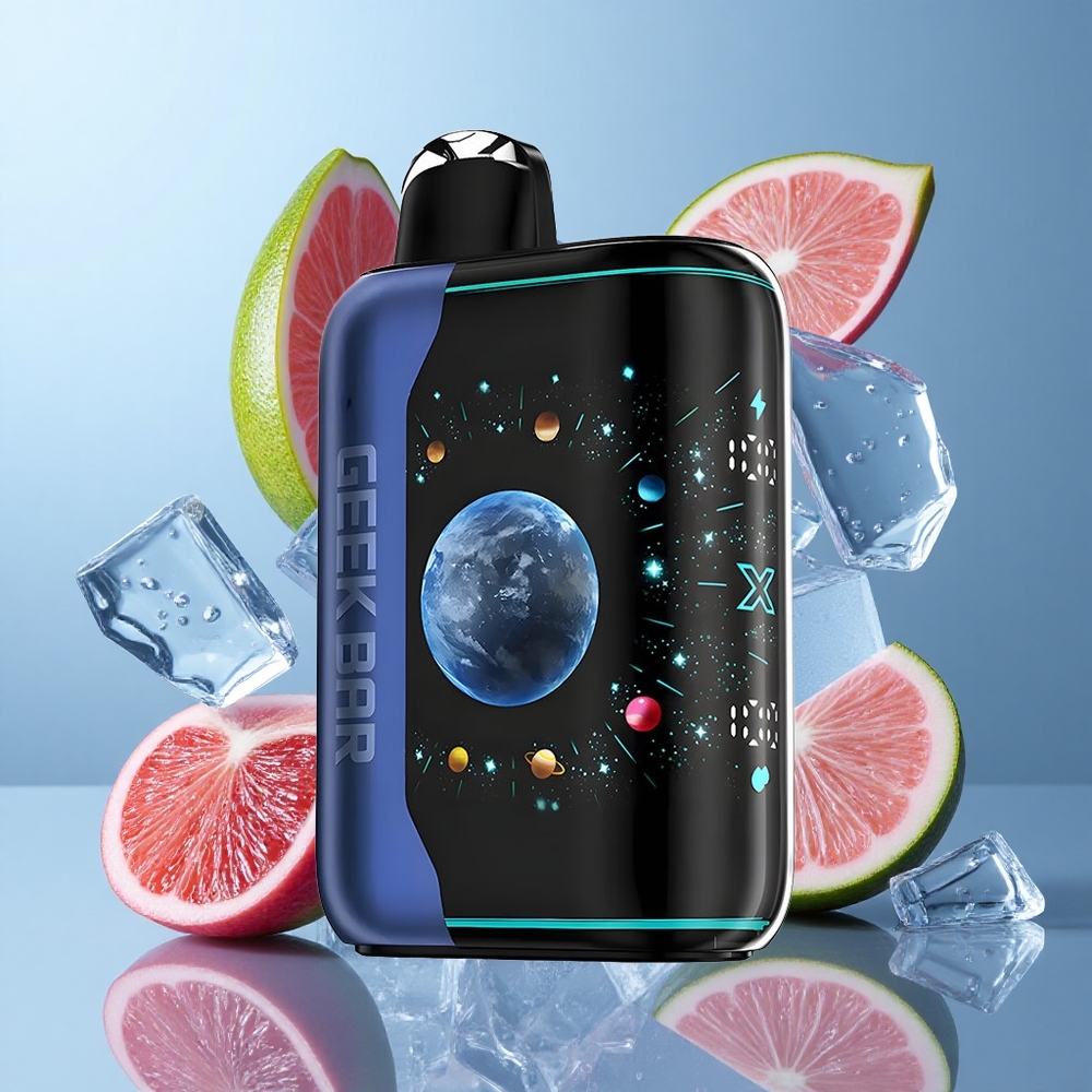 GEEK BAR Platinum 25000 Puffs Blue Razz Ice with Dynamic 3D Curved Screen
