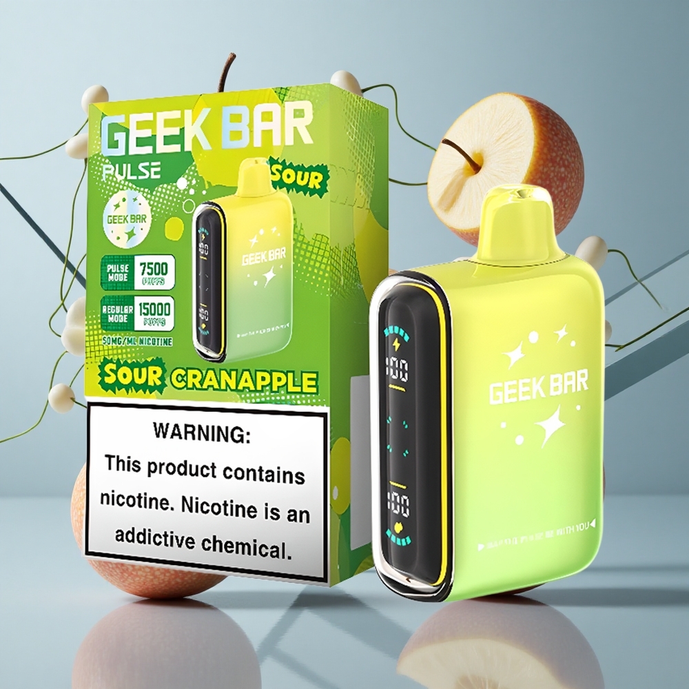 GEEK BAR Pulse 15000 Puffs Sour Edition with 16ML E-liquid & USB Type-C