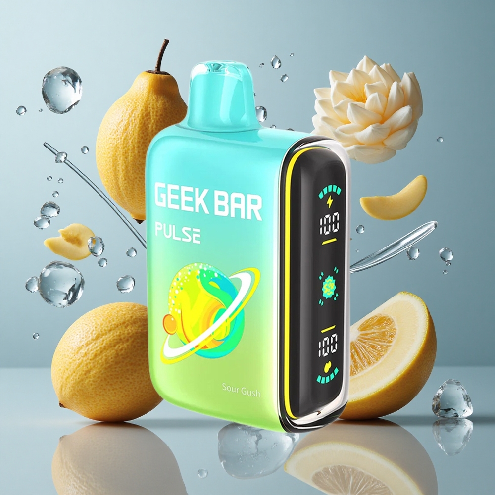 GEEK BAR Pulse 15000 Puffs Sour Edition with 16ML E-liquid & USB Type-C