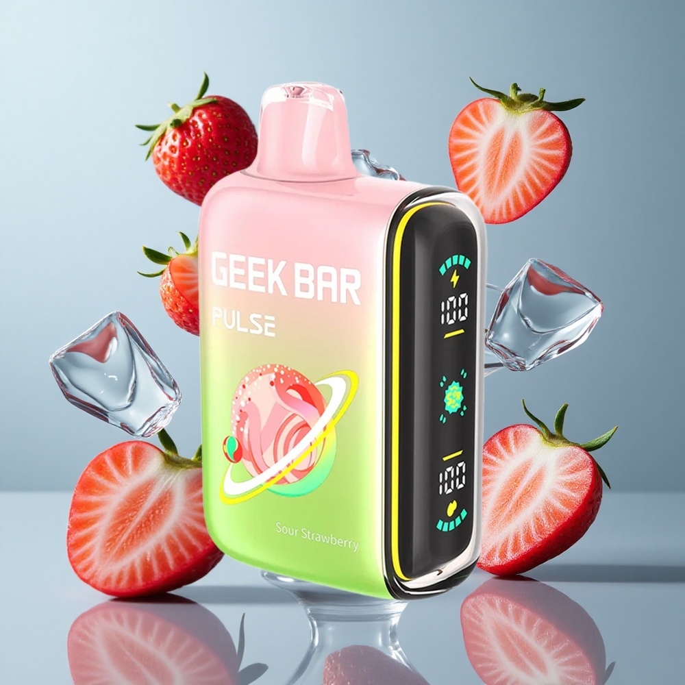 GEEK BAR Pulse 15000 Puffs Sour Edition with 16ML E-liquid & USB Type-C