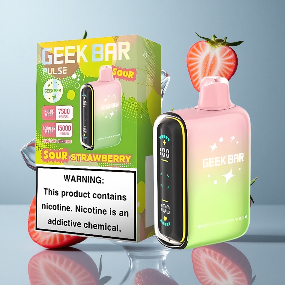 GEEK BAR Pulse 15000 Puffs Sour Edition with 16ML E-liquid & USB Type-C