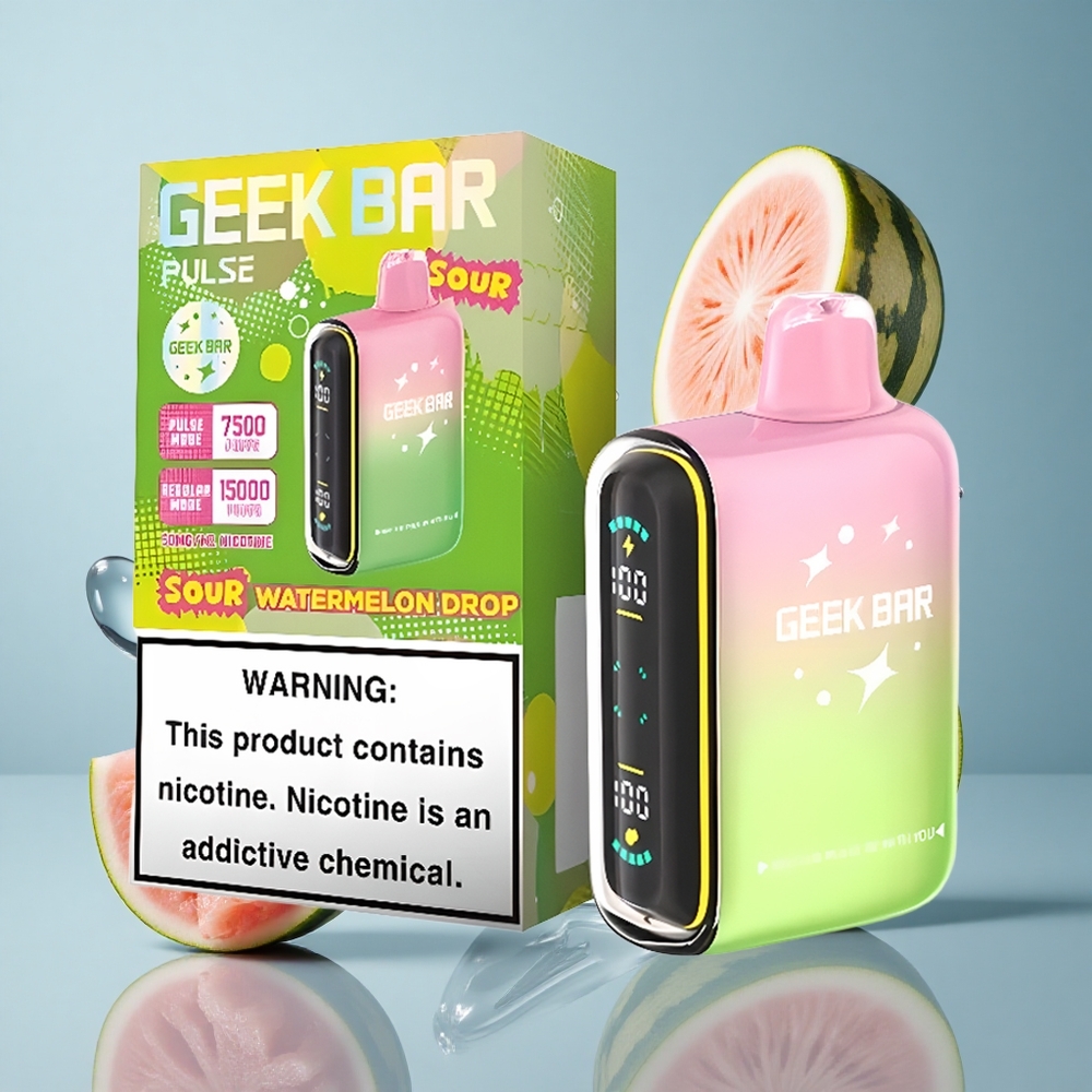 GEEK BAR Pulse 15000 Puffs Sour Edition with 16ML E-liquid & USB Type-C