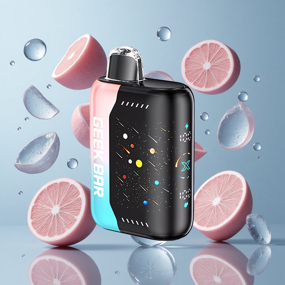 GEEK BAR Pulse X 42K Puffs Meteor Edition Pink & Blue with Dual Mesh Coil