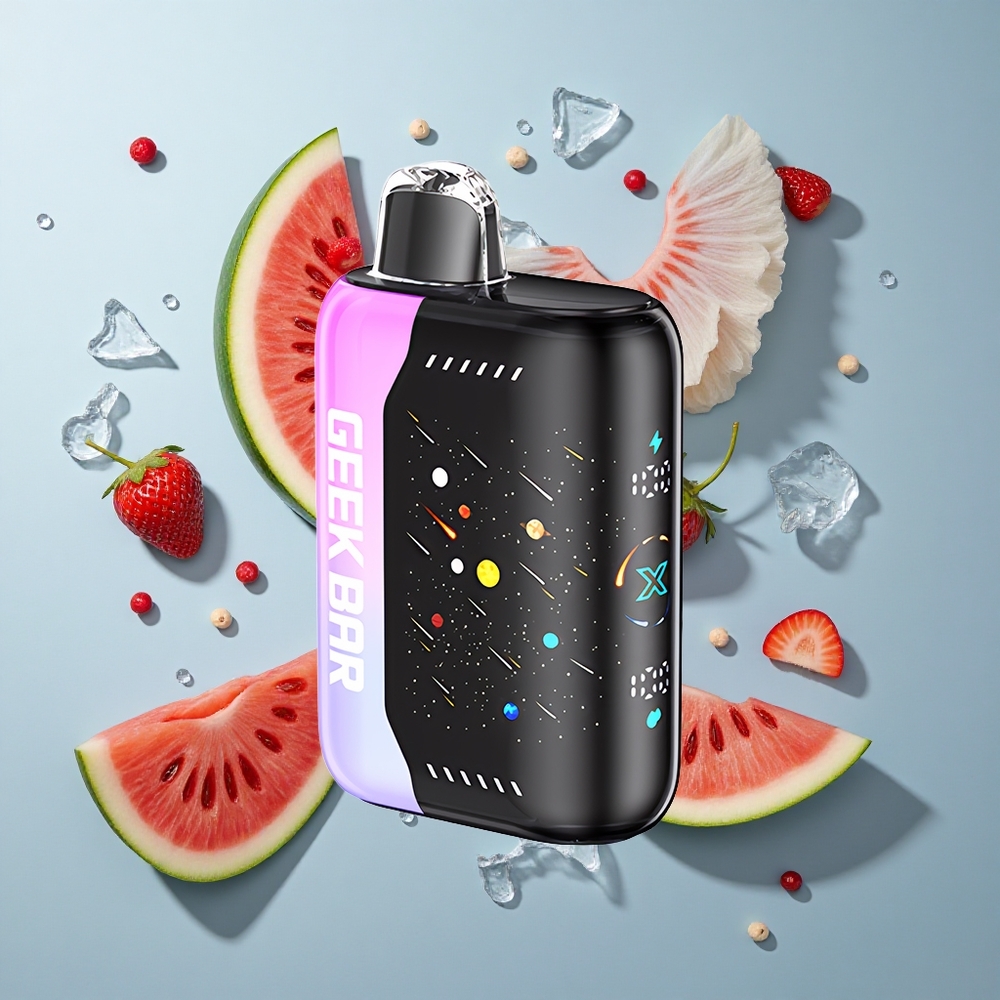 GEEK BAR Pulse X 42K Puffs Meteor Edition Strawberry Watermelon with Dual Mesh Coil