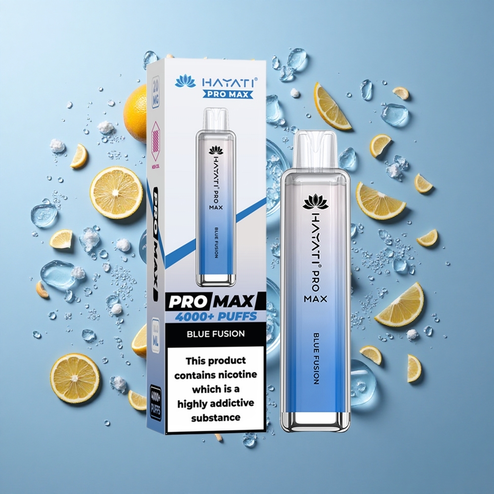 Hayati Pro Max 4000 Puffs Disposable Vape Blue Fusion Rechargeable 1400mAh