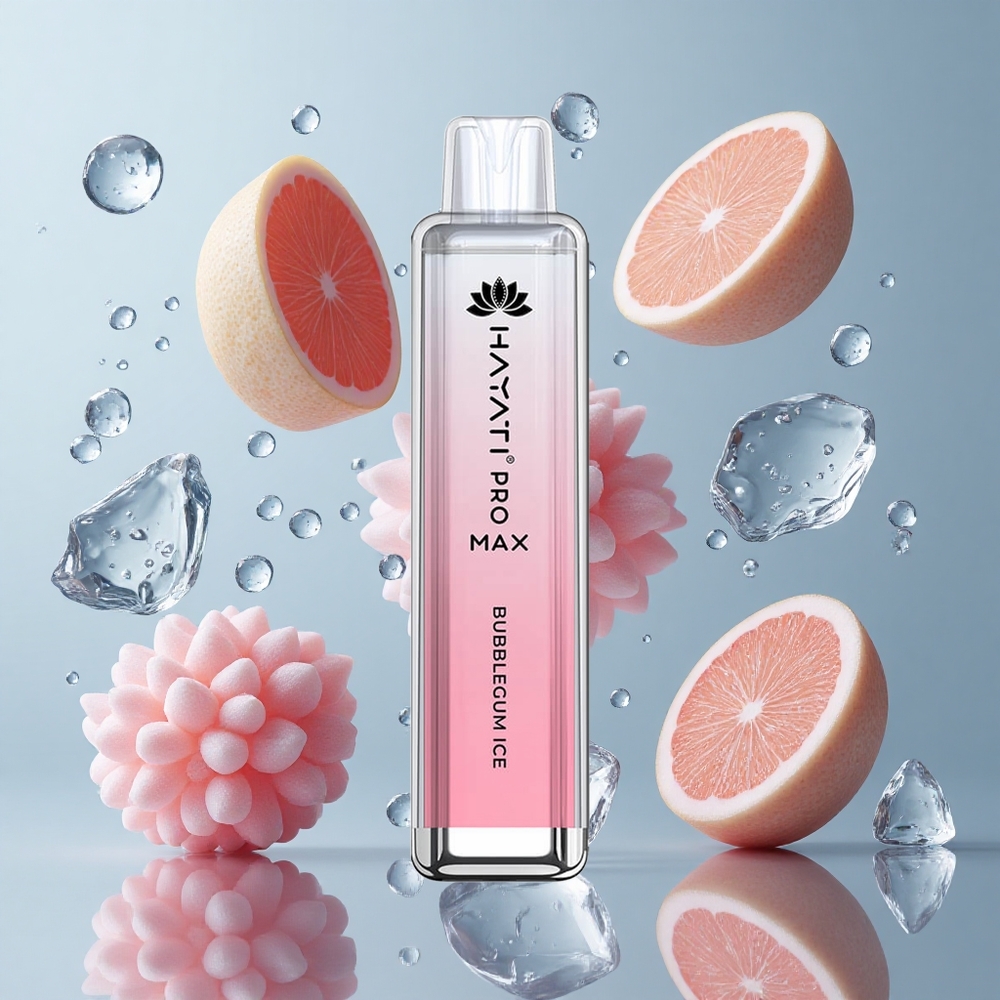 Hayati Pro Max 4000 Puffs Disposable Vape Bubblegum Ice with Dual Mesh Coil