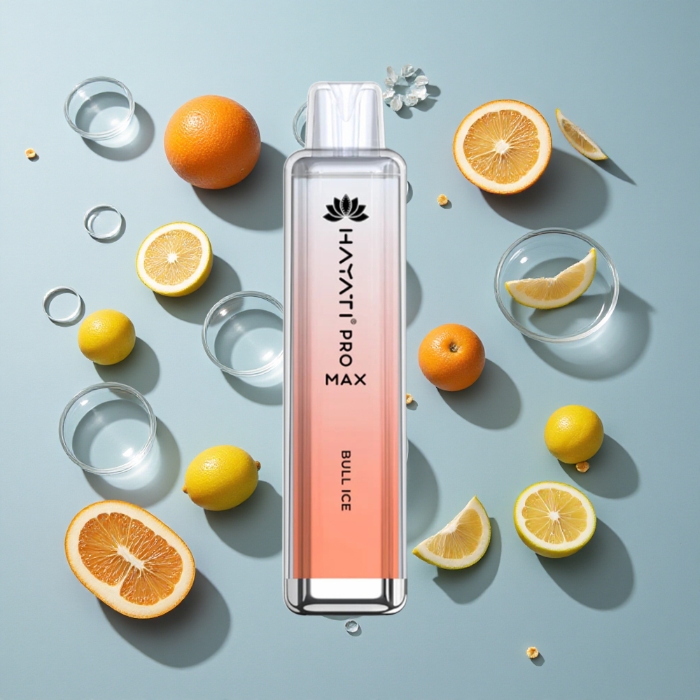 Hayati Pro Max 4000 Puffs Disposable Vape Bull Ice Dual Mesh Rechargeable