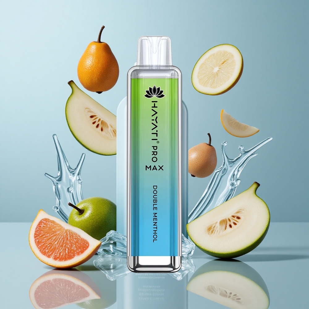 Hayati Pro Max 4000 Puffs Disposable Vape Double Menthol with Dual 1.1 Ohm Mesh Coil