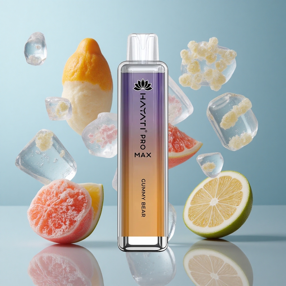 Hayati Pro Max 4000 Puffs Disposable Vape Dual Mesh Coil Gummy Bear