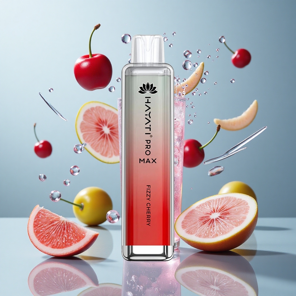 Hayati Pro Max 4000 Puffs Disposable Vape Dual Mesh Fizzy Cherry