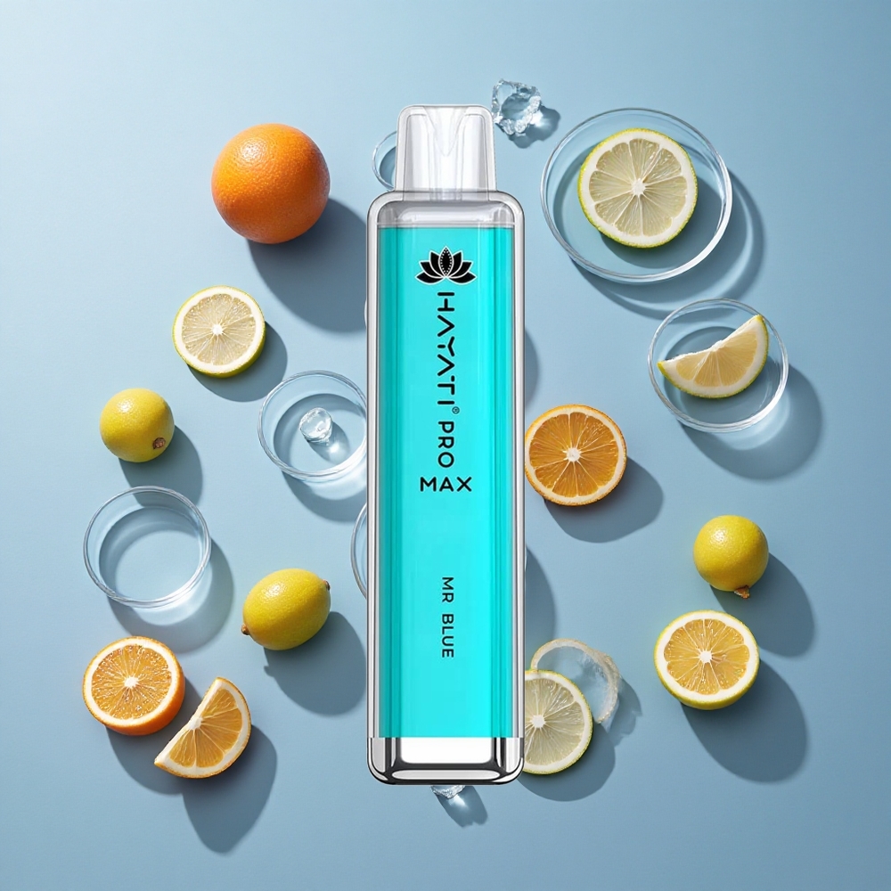 Hayati Pro Max 4000 Puffs Disposable Vape Dual Mesh Mr Blue