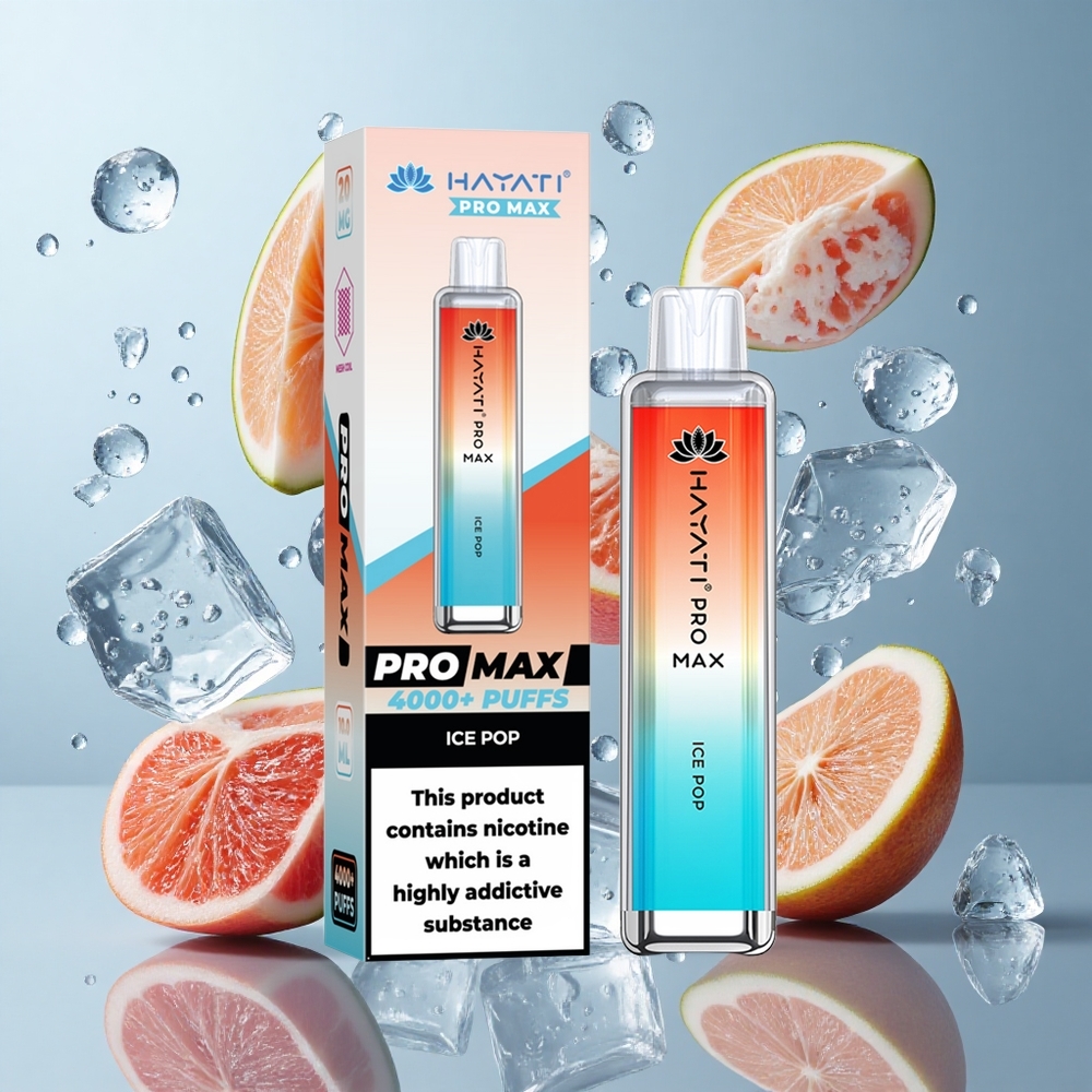 Hayati Pro Max 4000 Puffs Disposable Vape Ice Pop with Dual Mesh Coil