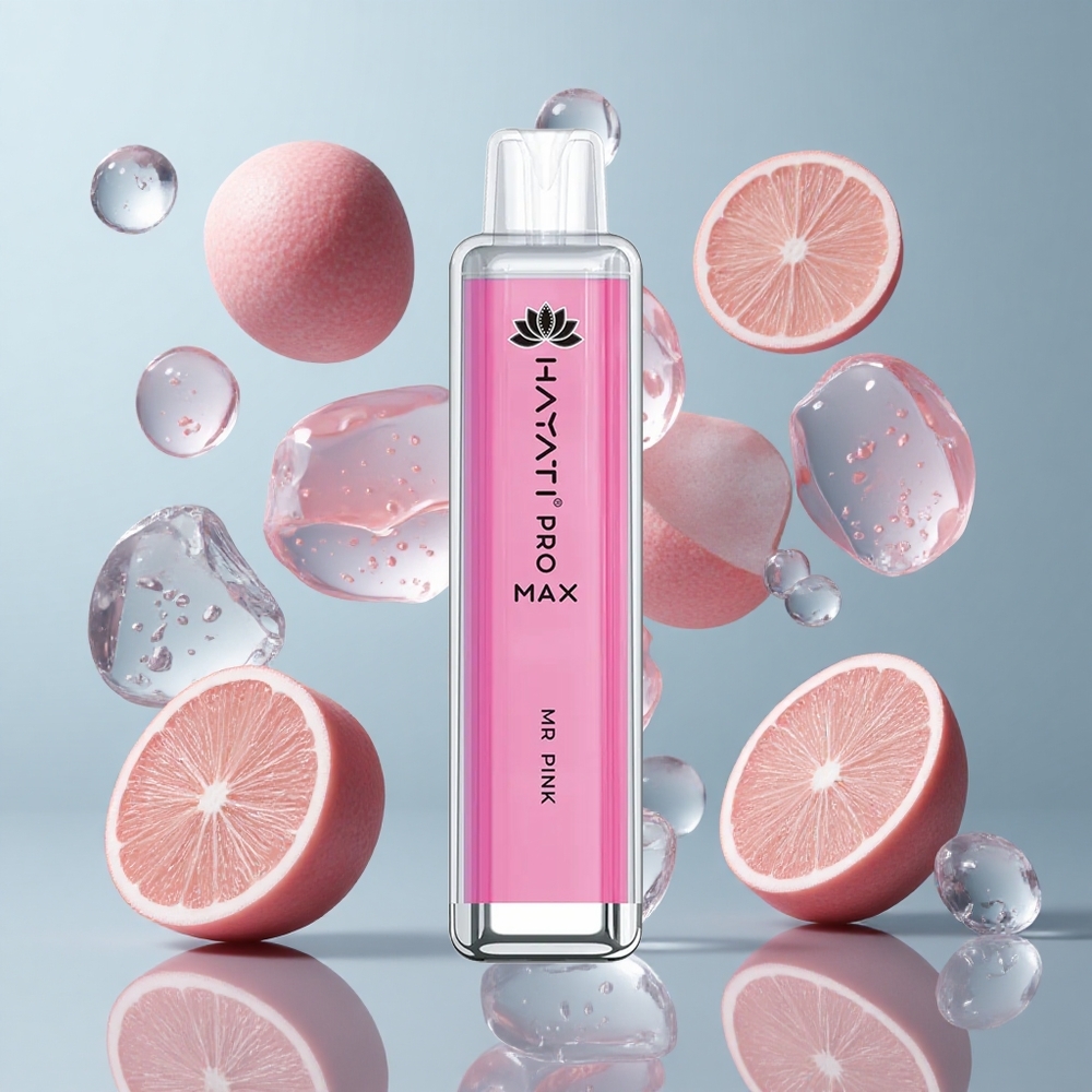 Hayati Pro Max 4000 Puffs Disposable Vape Mr Pink Dual Mesh Coil