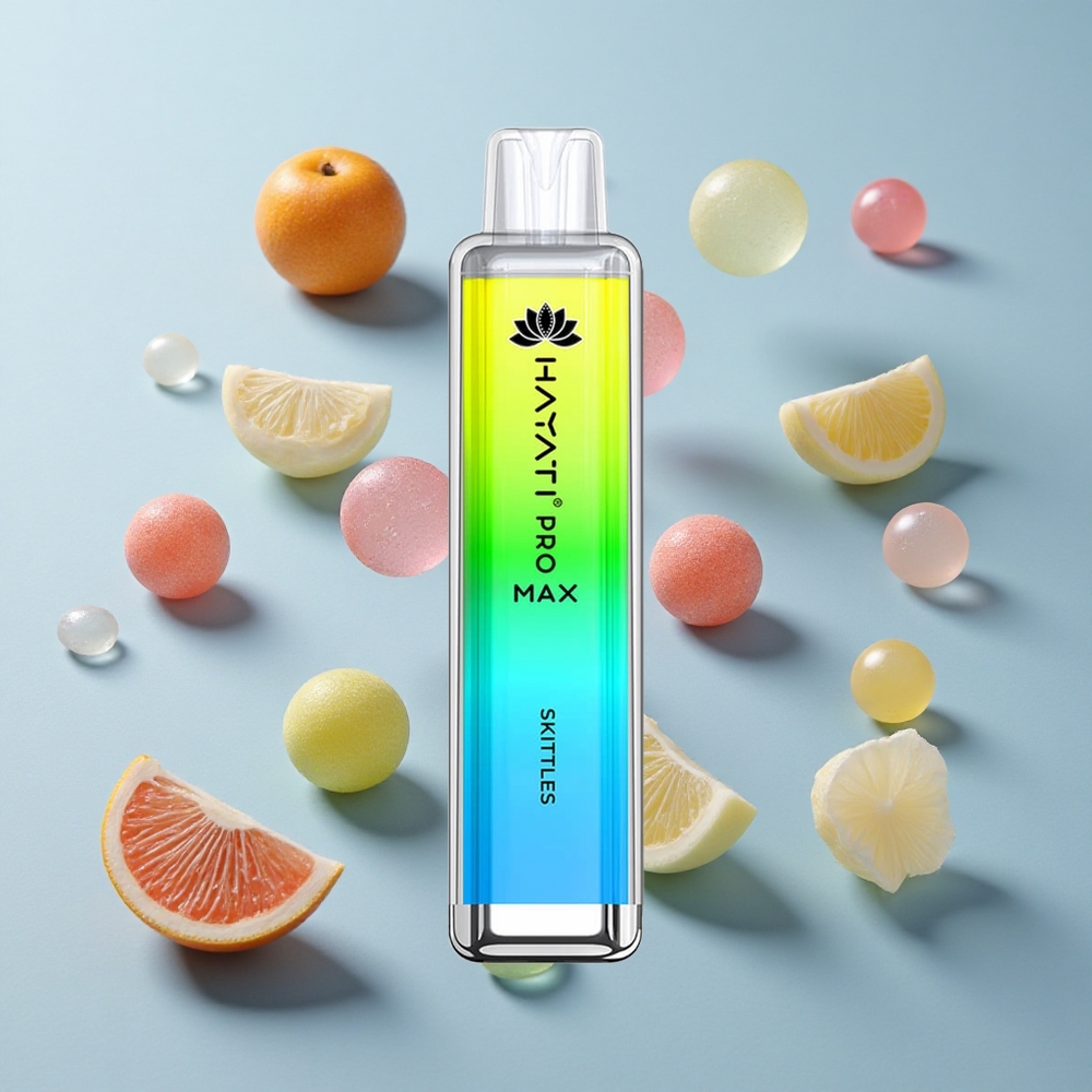 Hayati Pro Max 4000 Puffs Disposable Vape Skittles with Dual Mesh Coil