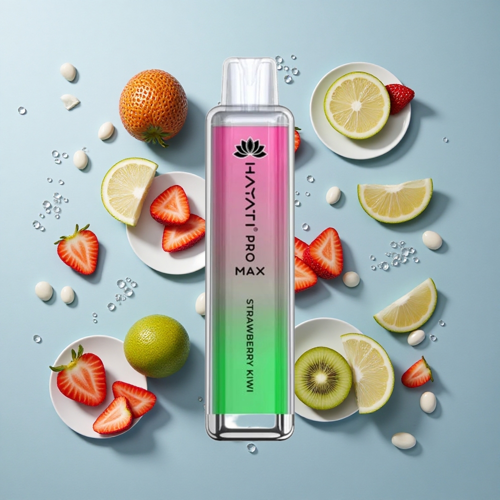 Hayati Pro Max 4000 Puffs Disposable Vape with 1400mAh Battery & Strawberry Kiwi