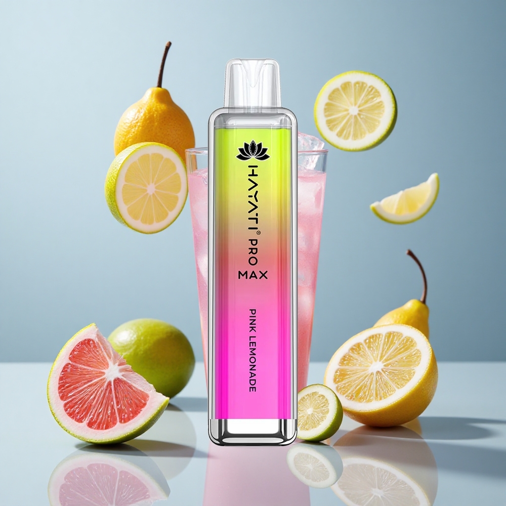 Hayati Pro Max 4000 Puffs Disposable Vape with Dual Mesh Coil Pink Lemonade