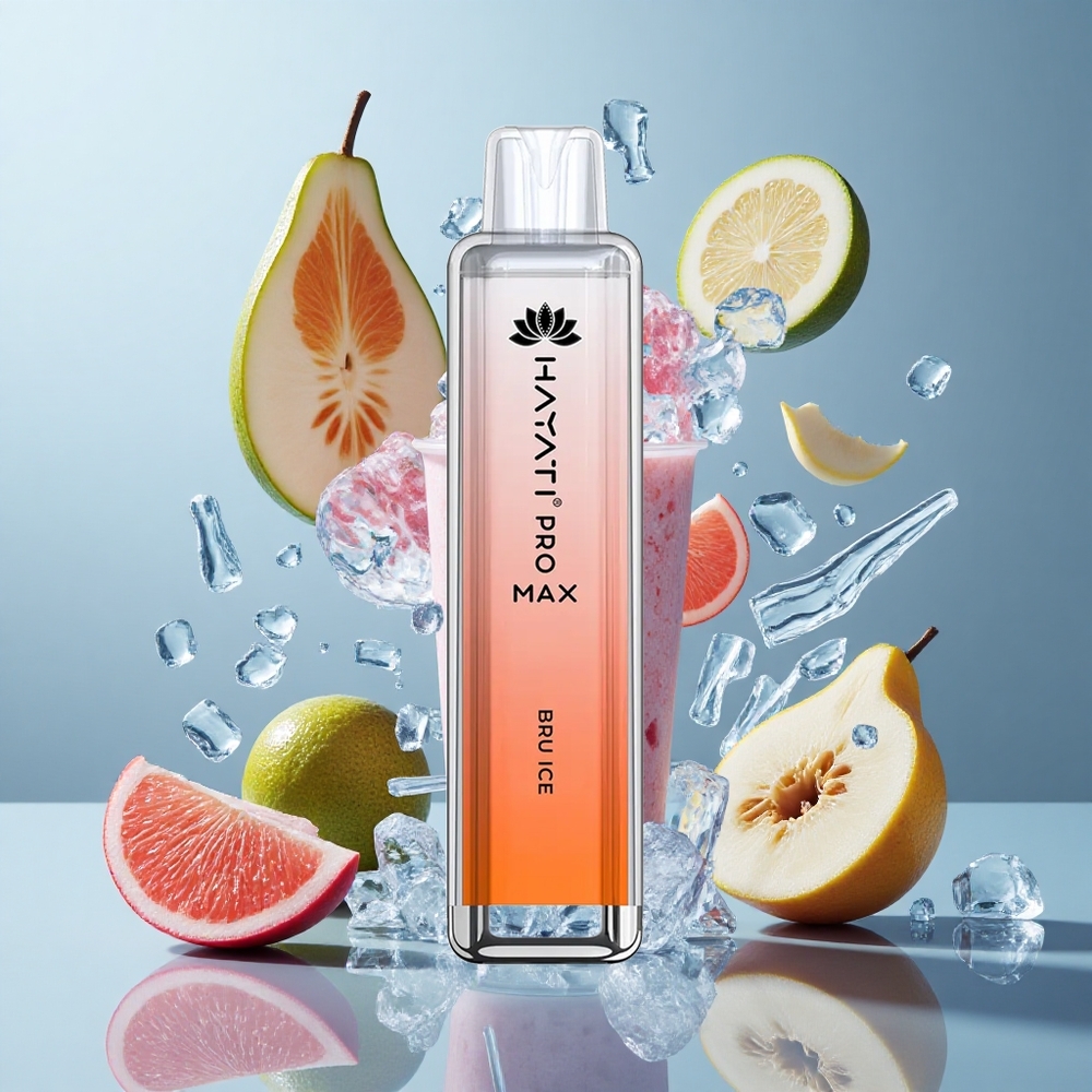 Hayati Pro Max 4000 Puffs Dual Mesh Bru Ice TPD-Compliance