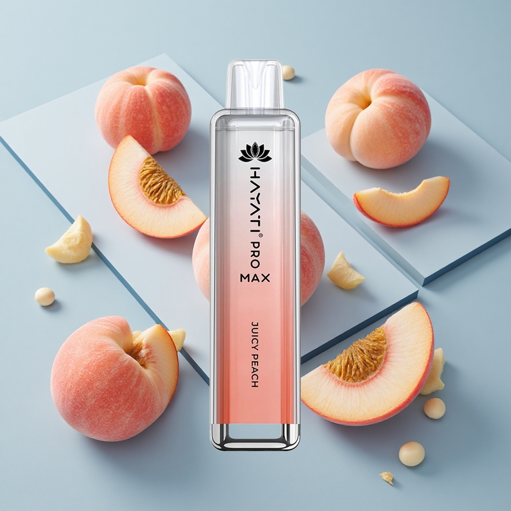 Hayati Pro Max 4000 Puffs Dual Mesh Coil Disposable Vape Juicy Peach