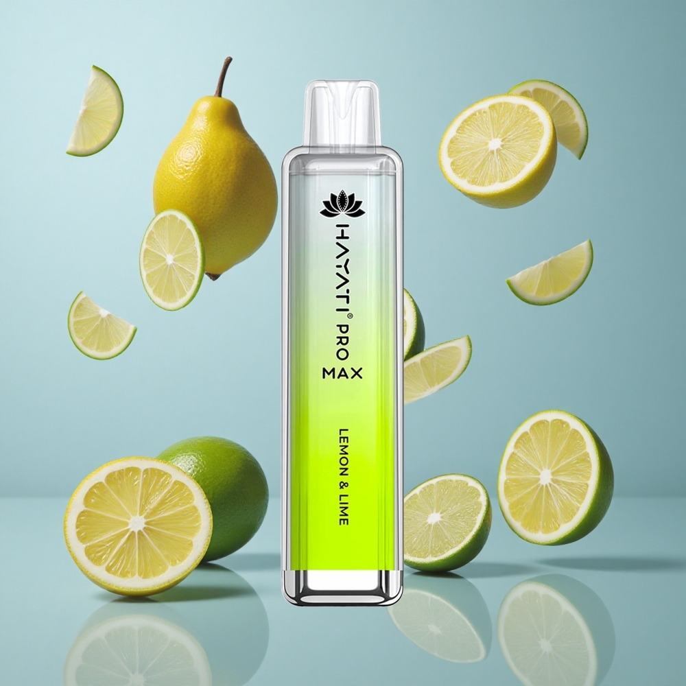 Hayati Pro Max 4000 Puffs Dual Mesh Coil Disposable Vape Lemon & Lime