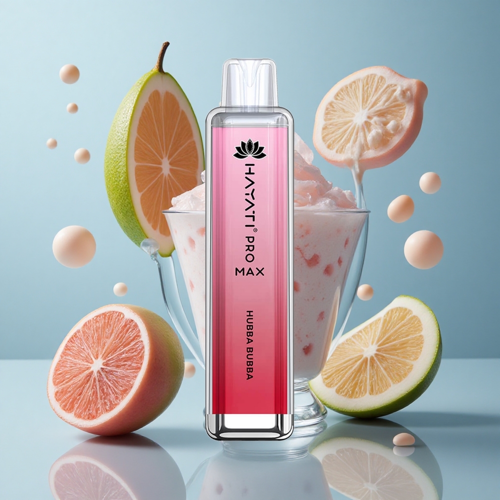 Hayati Pro Max 4000 Puffs Dual Mesh Coil Hubba Bubba Disposable Vape