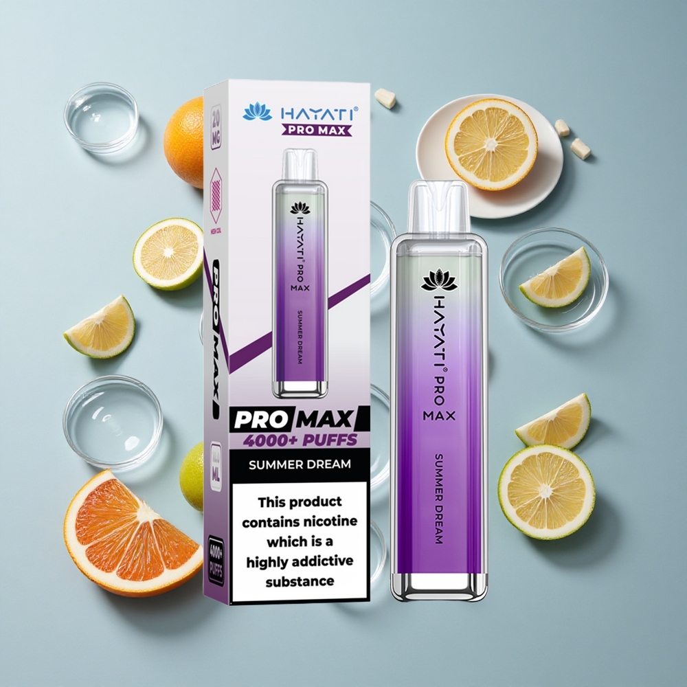 Hayati Pro Max 4000 Puffs Summer Dream Dual Mesh Coil Disposable Vape