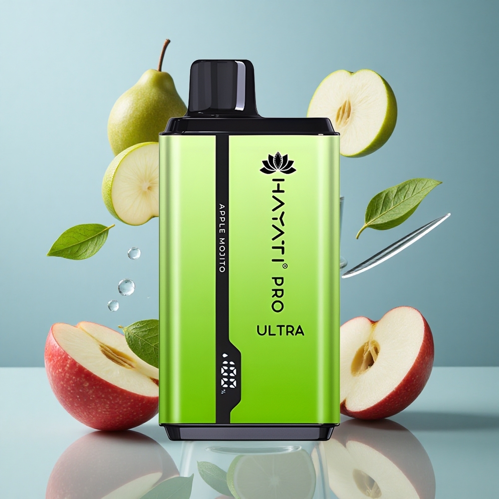 Hayati Pro Ultra 15000 Puffs Apple Mojito 850mAh