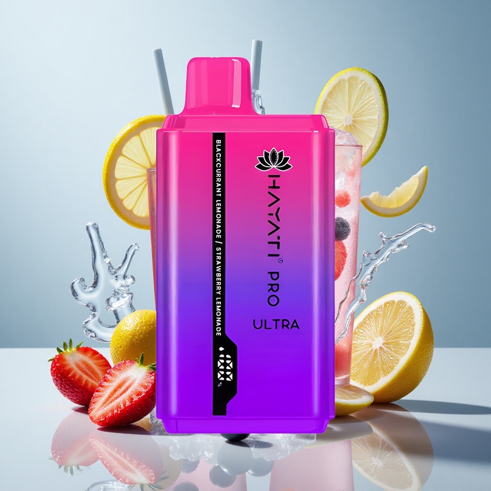 Hayati Pro Ultra 15000 Puffs Blackcurrant Lemonade Strawberry Lemonade 850mAh