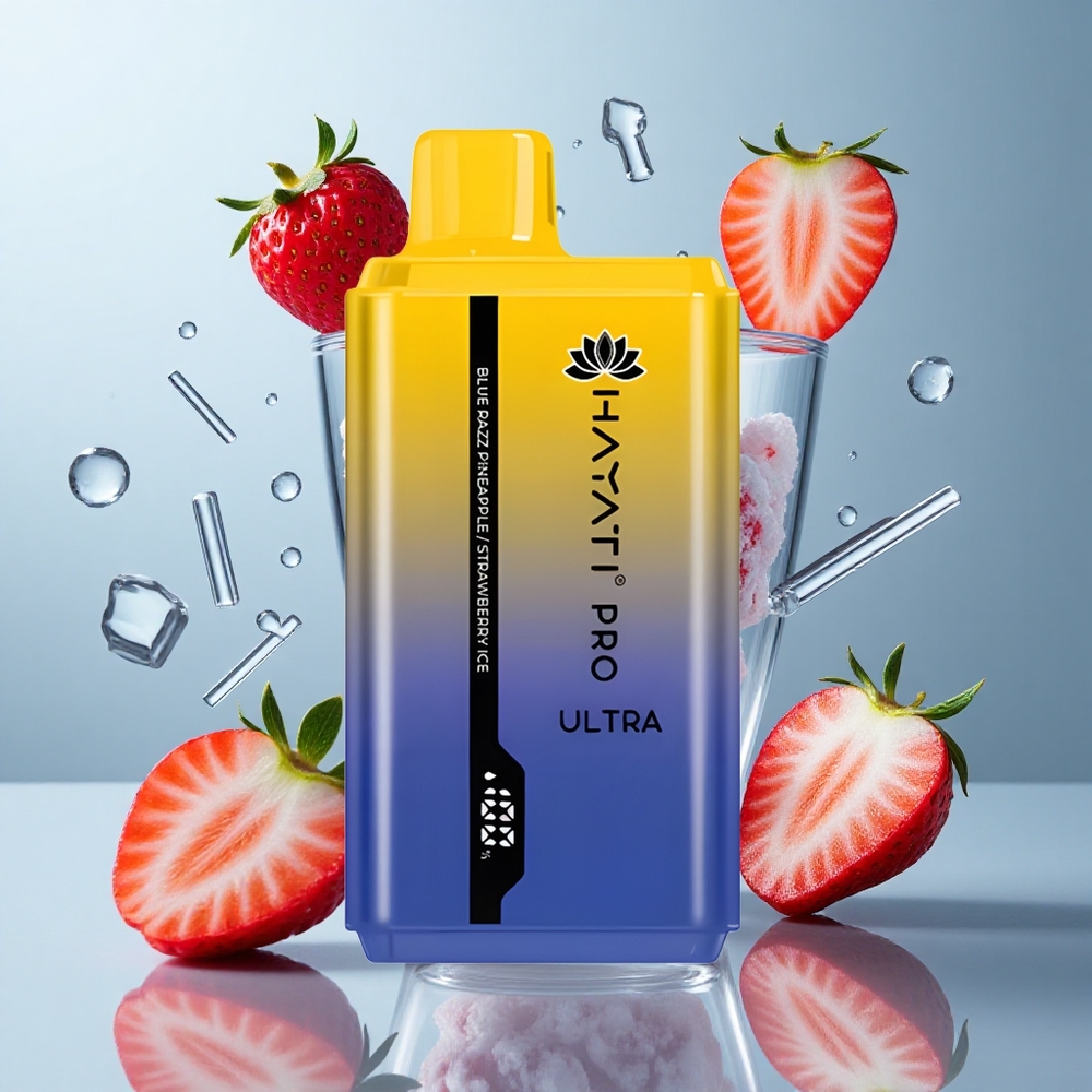 Hayati Pro Ultra 15000 Puffs Blue Razz Pineapple 24ml 2% Nicotine