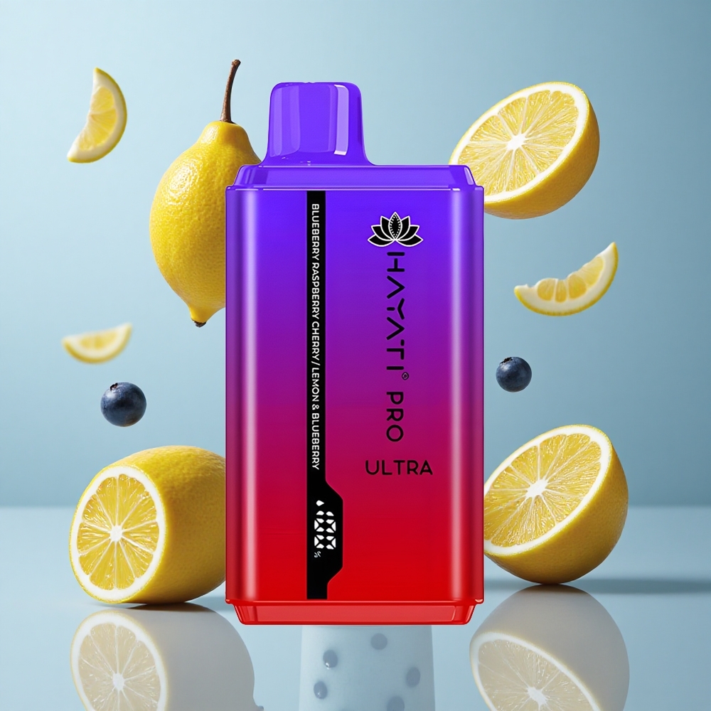 Hayati Pro Ultra 15000 Puffs Blueberry Raspberry Cherry Disposable Vape