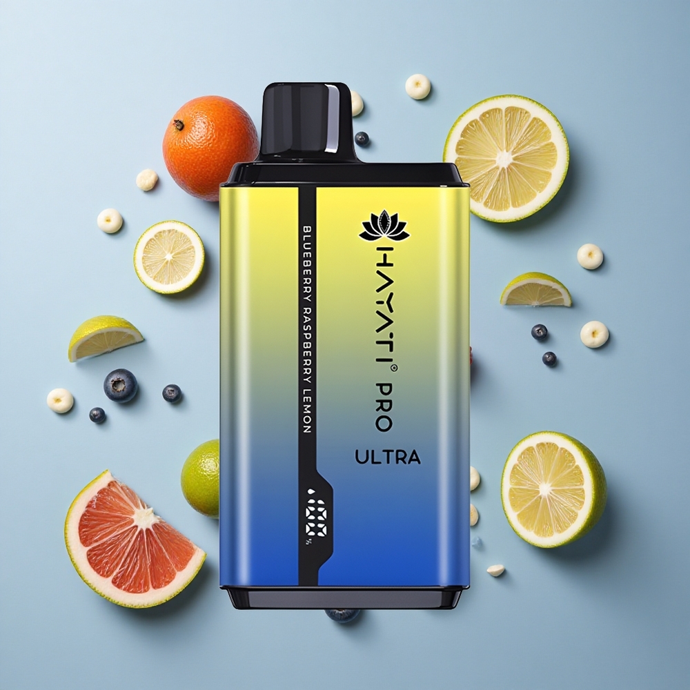 Hayati Pro Ultra 15000 Puffs Blueberry Raspberry Lemon 850mAh