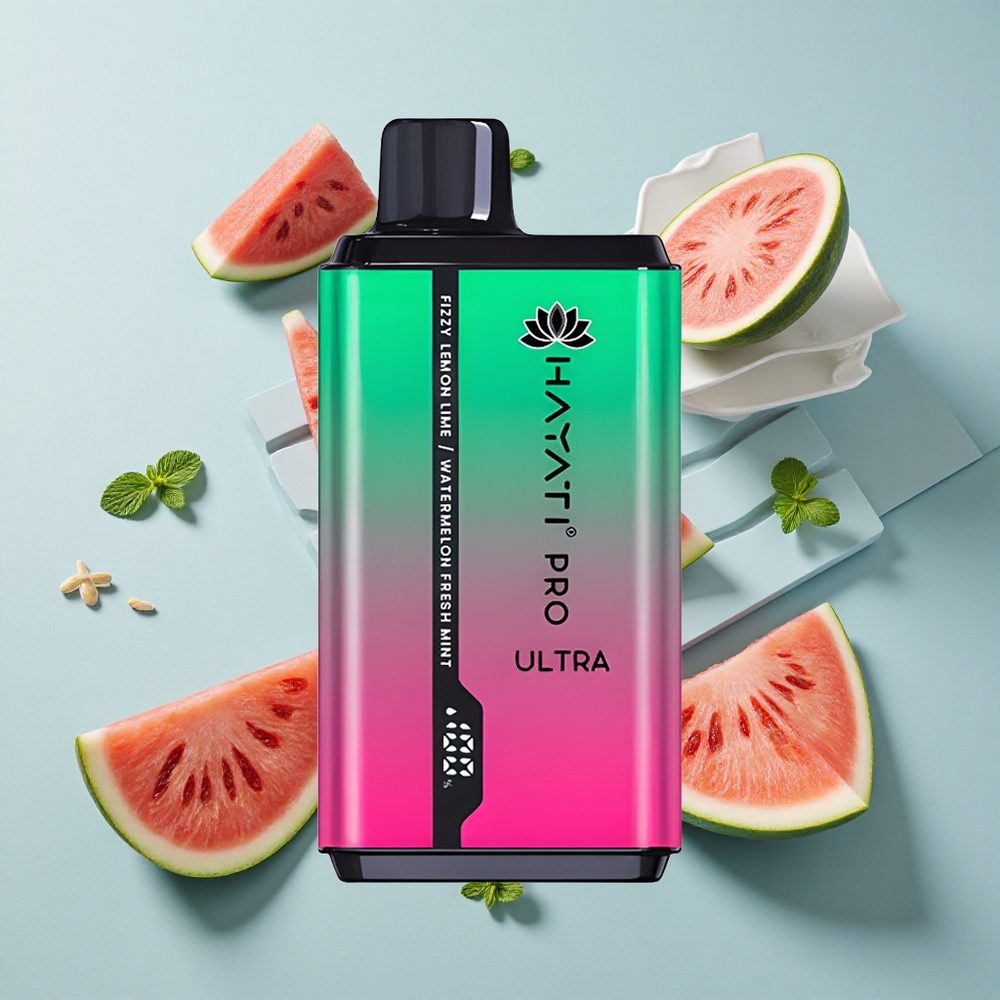 Hayati Pro Ultra 15000 Puffs Fizzy Lemon & Lime with 850mAh Battery