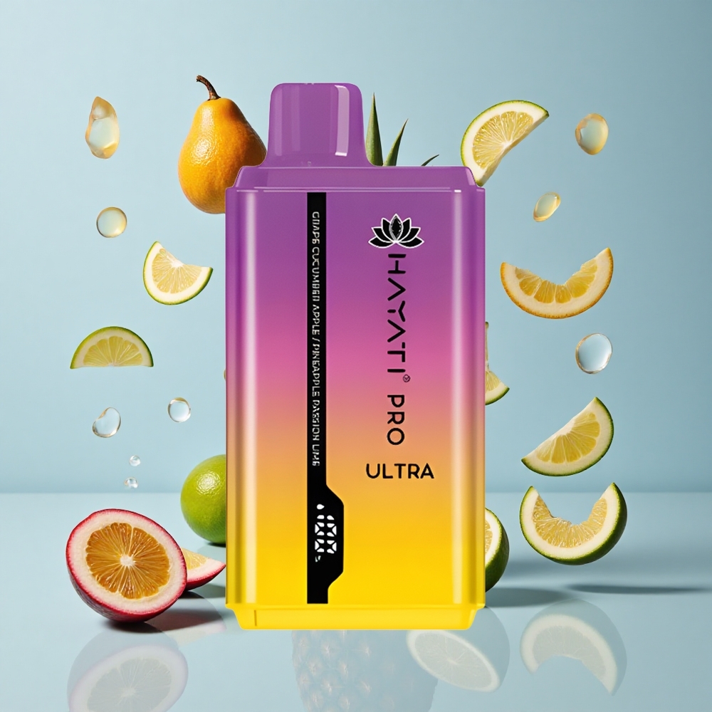 Hayati Pro Ultra 15000 Puffs Grape Cucumber Apple 850mAh