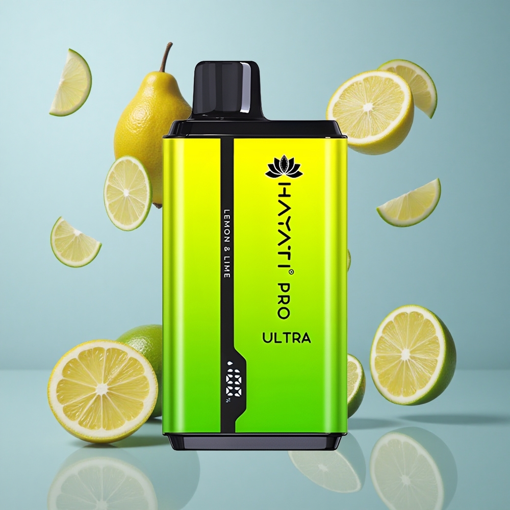 Hayati Pro Ultra 15000 Puffs Lemon Lime 850mAh Disposable Vape