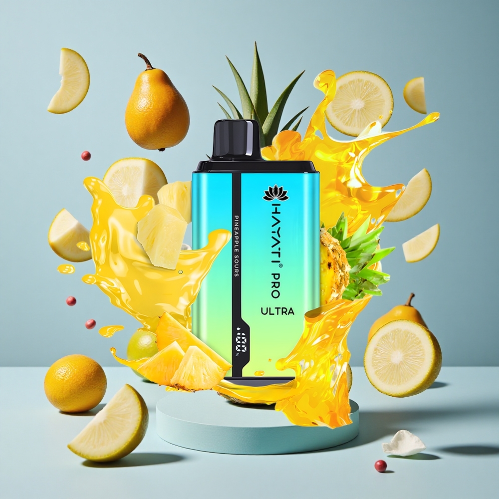 Hayati Pro Ultra 15000 Puffs Pineapple Sours 850mAh Disposable Vape