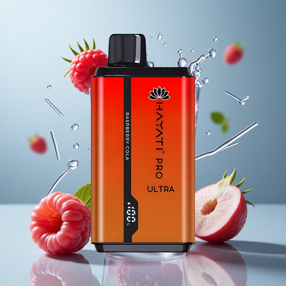 Hayati Pro Ultra 15000 Puffs Raspberry Cola 2 12ml E-Liquid