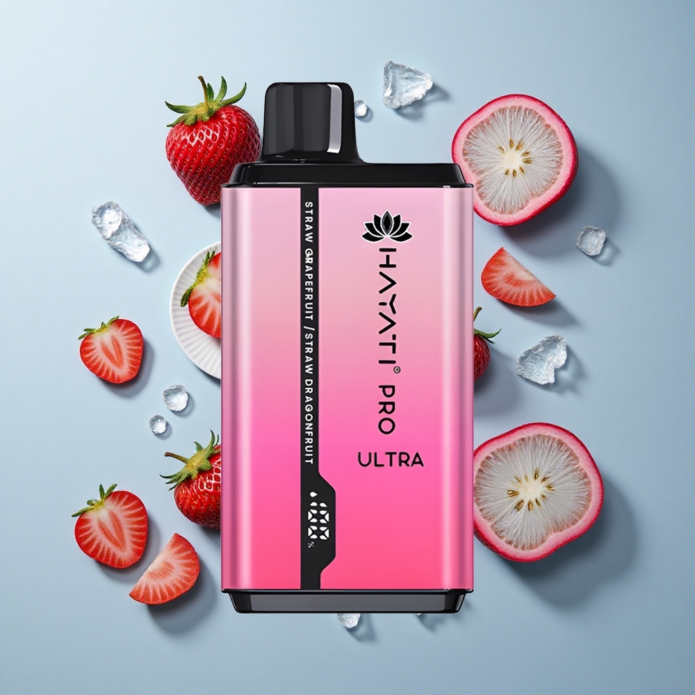 Hayati Pro Ultra 15000 Puffs Strawberry Grapefruit 850mAh