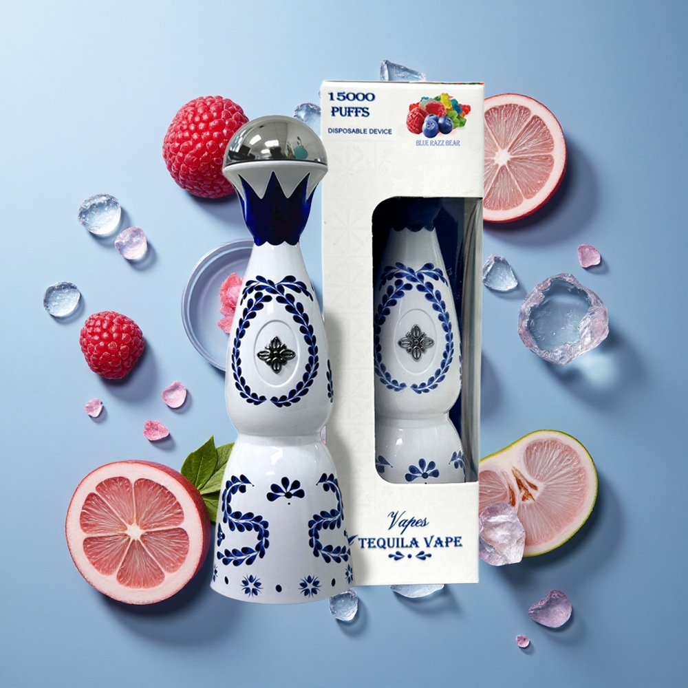 HUMO Azul 15000 Puffs Disposable Vape Blue Razz Bear with 20mL E-liquid & USB-C Charging