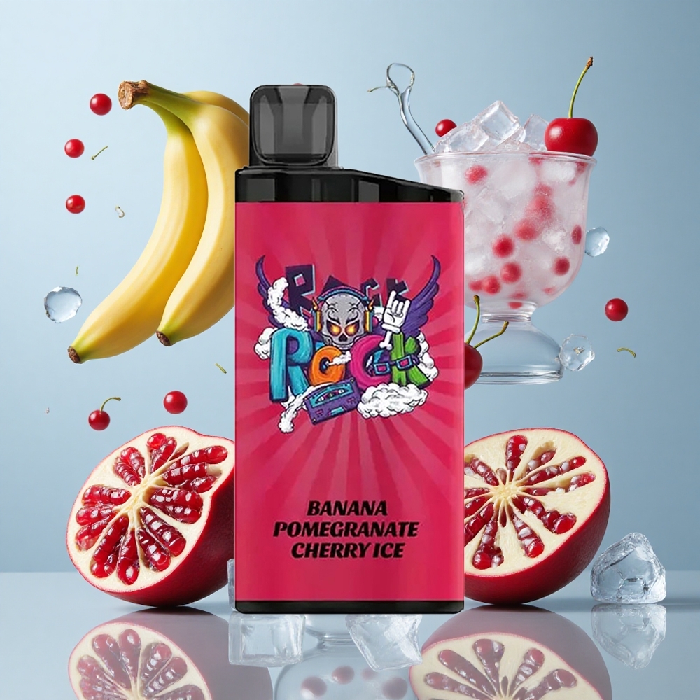 IGET Bar 3500 Puffs Banana Pomegranate Cherry Ice Disposable Vape with 1400mAh Battery