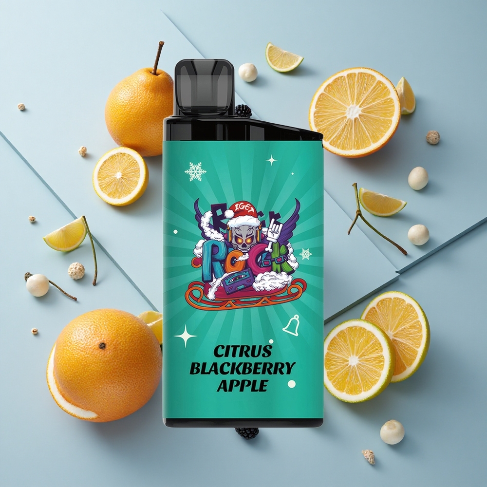 IGET Bar 3500 Puffs Citrus Blackberry Apple with 1400mAh Battery