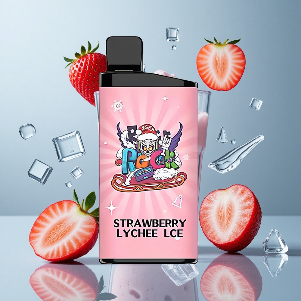 IGET Bar 3500 Puffs Strawberry Lychee Ice with 1400mAh Battery
