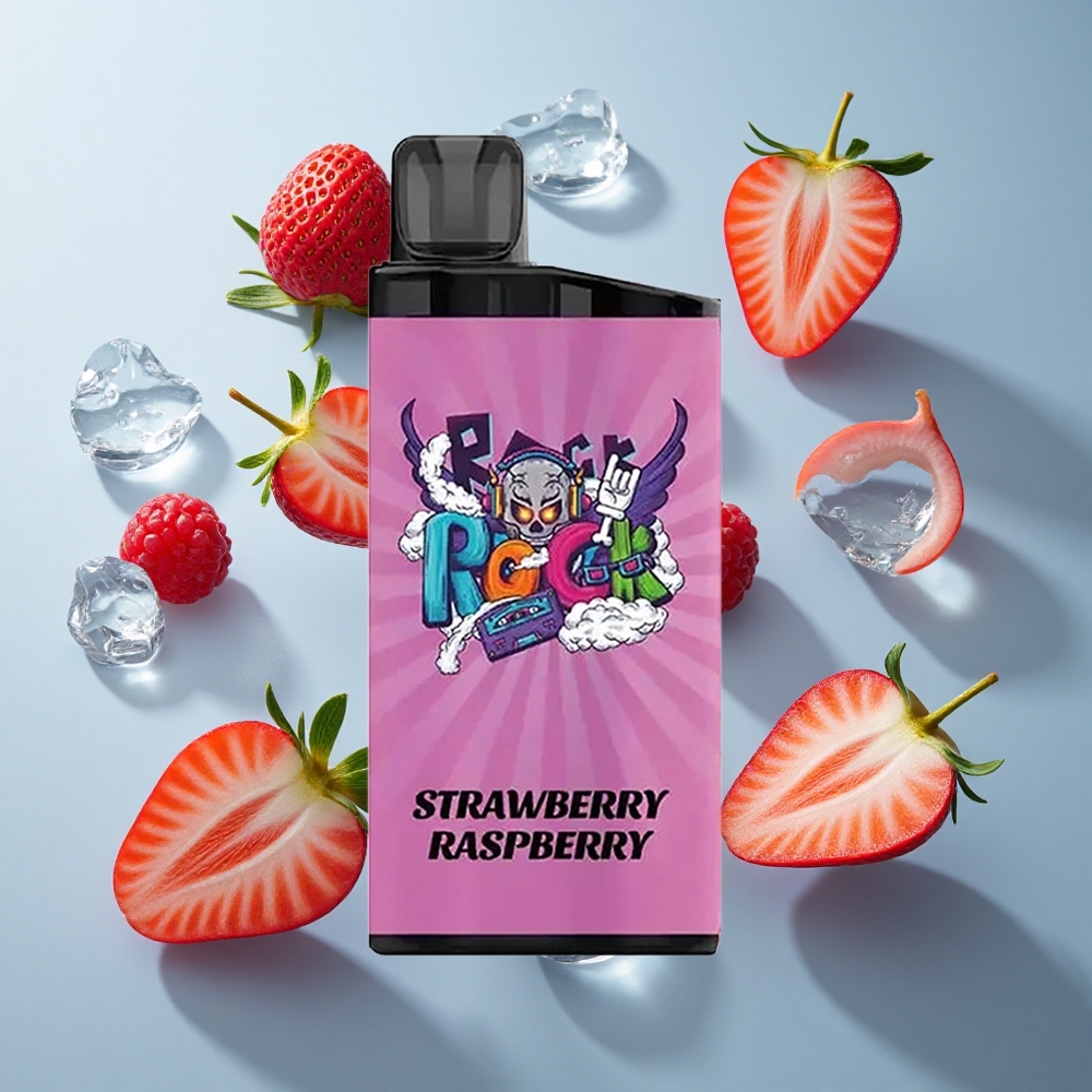 IGET Bar 3500 Puffs Strawberry Raspberry Disposable Vape with 1400mAh Battery