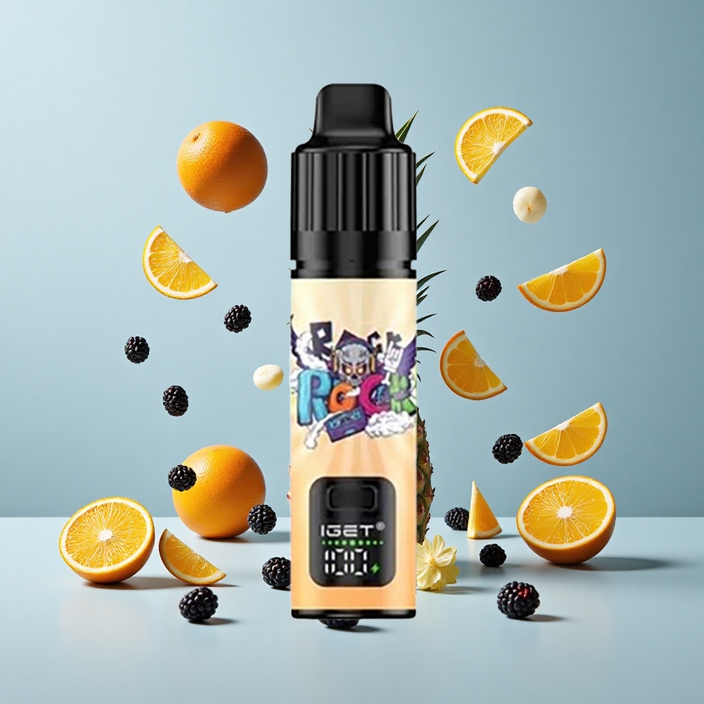IGET BAR PLUS S3 POD 10000 Puffs 18ml Blackberry Pineapple Orange Disposable Vape