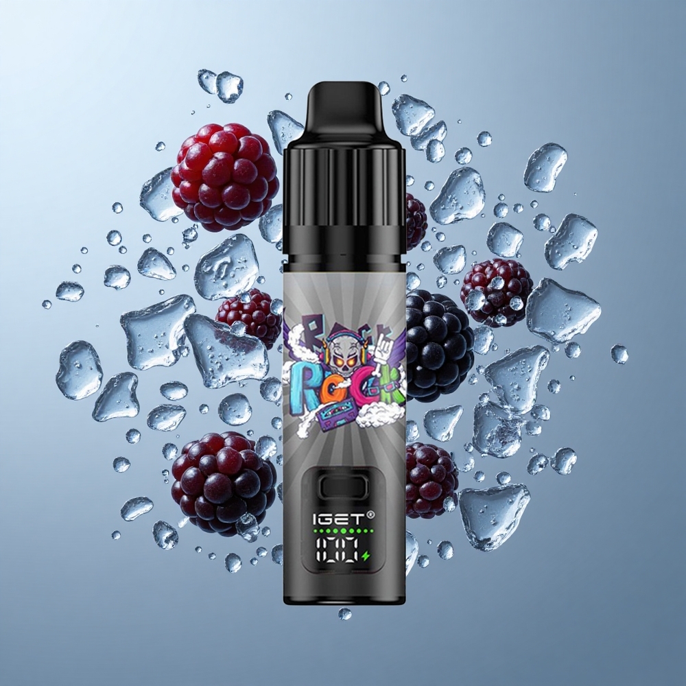 IGET BAR PLUS S3 POD 10000 Puffs 18ml E-liquid Disposable Vape Blackberry Ice